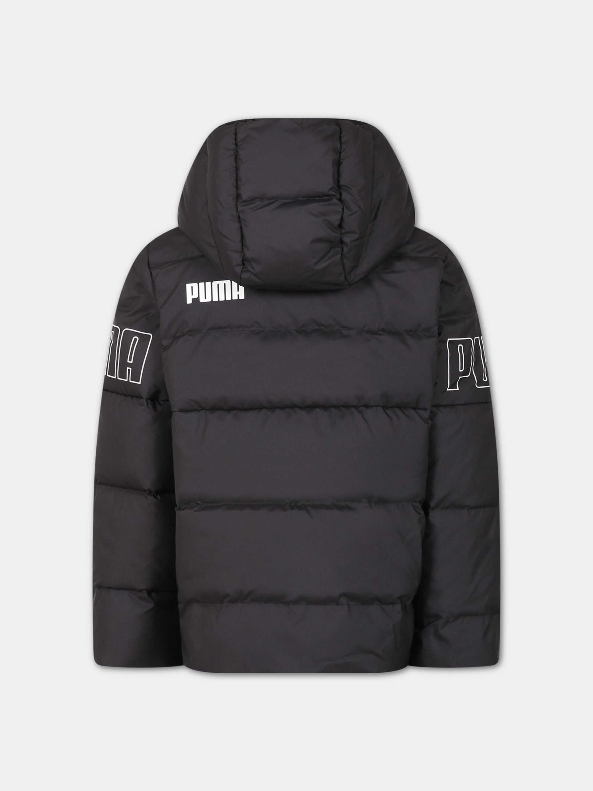 Piumino nero per bambino con logo,Puma,849976 01