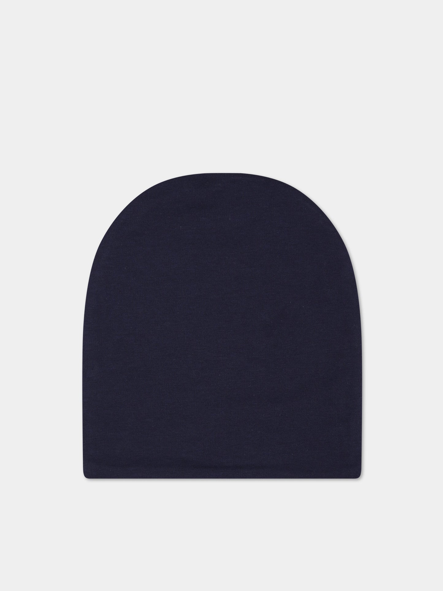 Cappello blu per neonati con teddy Bear e logo,Moschino Kids,MNX03N LDA17 40016