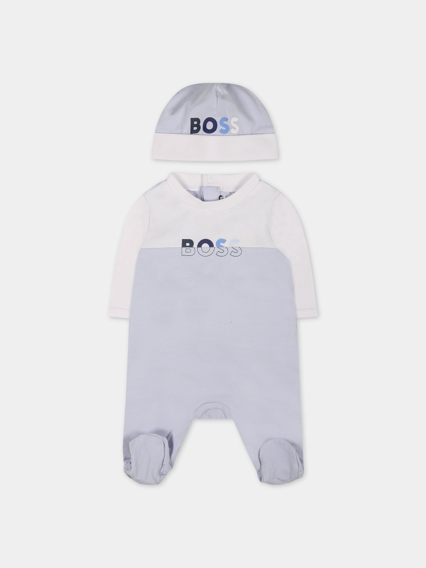 Set multicolor per neonato con logo,Hugo Boss,J98359 771